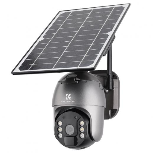 Solar Security Camera System Wireless LTE cctv solar 4G camera PIR Motion Detection 2-Way Audio Built-in Battery 10400mAh 2K Infrared Night Vision 20m/65.6ft US Version