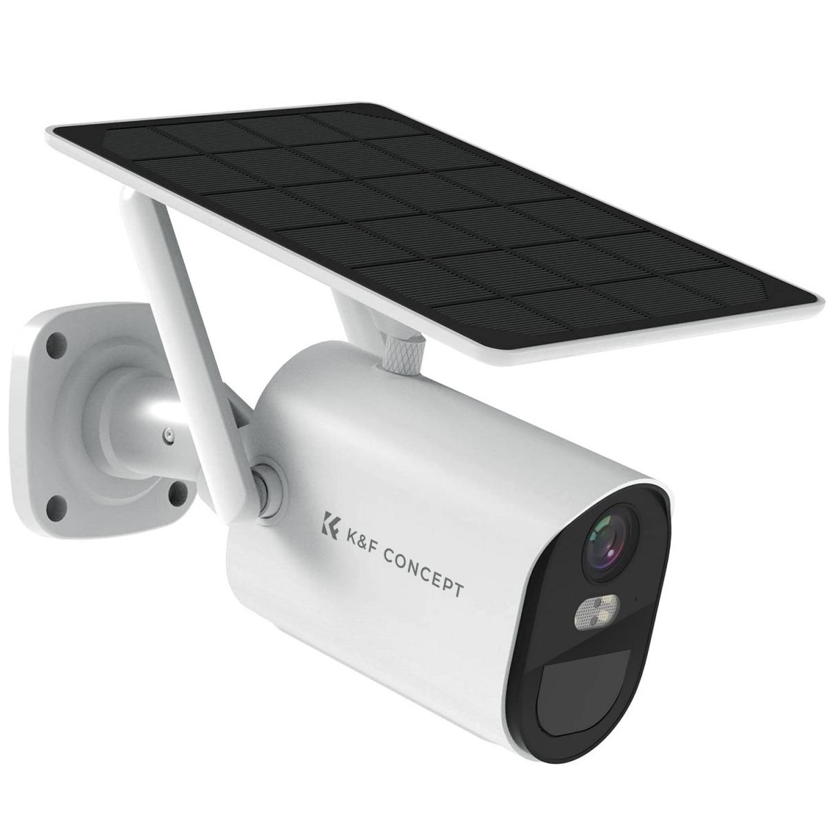 Evkvo 5mp Solar Security Cameras Wireless Outdoor Smart Ai - Temu