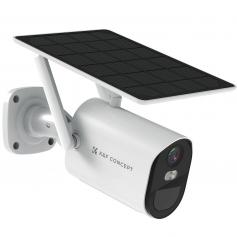 4G solar security camera System Wireless LTE cctv solar camera PIR human sensor + AI human detection 2-Way Audio Built-in Battery 7800mAh 1080P Infrared Night Vision 15m/49ft EU Version