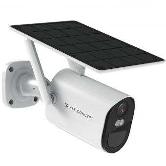 K&F Concept 4G Outdoor Solar Camera LTE Surveillance Camera Wireless 1080P, PIR Human Sensing +AI Human Shape Detection, EU Version 