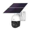 4G Surveillance Camera 24/7 Recording Solar Battery-Powered Outdoor Wireless Camera, Color Night Vision, Alarm, PIR Motion Detection