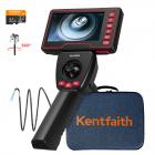 3,9mm 4-Way Articulating Borescope med Lys, 5 i IPS-skjermen, 8X Zoom, 32G TF-kort, forsiktig sak, for automotiv & flymaskin, 2 m kabel, #
