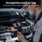 3,9mm 4-Way Articulating Borescope med Lys, 5 i IPS-skjermen, 8X Zoom, 32G TF-kort, forsiktig sak, for automotiv & flymaskin, 2 m kabel, #
