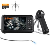 4mm Industrial Borescope with 4 Way Articulation, HDMI Output, Dual Lenses, 7-inch Screen, 10000mAh Battery, IP67 Waterproof, for Aerospace, Automotive, Kentfaith