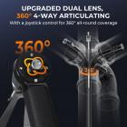 4mm Industrial Borescope with 4 Way Articulation, HDMI Output, Dual Lenses, 7-inch Screen, 10000mAh Battery, IP67 Waterproof, for Aerospace, Automotive, Kentfaith