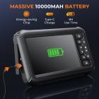4mm Industrial Borescope with 4 Way Articulation, HDMI Output, Dual Lenses, 7-inch Screen, 10000mAh Battery, IP67 Waterproof, for Aerospace, Automotive, Kentfaith