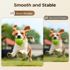 4K Vlogging Camera with Gimbal, 330° Auto Face Tracking, 180° Flip Lens for Selfie, Built-in WiFi, Handheld Pocket Camera for Vloggers, Travelers, Content Creators, Kentfaith