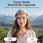 4K Vlogging Camera with Gimbal, 330° AI Auto Face Tracking, 180° Flip Lens, WiFi Transfer, Handheld Pocket Vlog Camera for YouTube & TikTok Content Creators, Kentfaith
