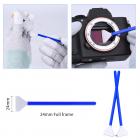 CK03 24mm APSフルフレームクリーニングスティックセット（16PCSクリーニングスティック+ PUコーティングされた手のひらのほこりのないゴム手袋のペア）