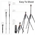 【15% de desconto no negócio limitado】 Tripé DSLR S210 e Kit de filtro quadrado 100 mm ND1000 + 150 mm GND8 + Conjunto de suporte de filtro quadrado de metal