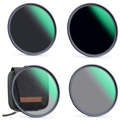 58mm Kit di Filtri a Densità Neutra ND2 + ND8 + ND64 + ND1000 Vetro Ottico HD con 28 Strati di Nano-Rivestimento -Serie Nano-Xcel