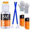 K&F Concept CK02 16mm APS-C format cleaning stick set (16PCS cleaning stick + 20ml cleaning liquid bottle + PU coated palm dust-free rubber gloves)