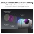 K&F Concept Go Ultra CPL ND Filters Kit, 4Pack CPL ND8 ND16 ND32 Neutral Density Light Reduction Polarizing Filter Compatible with Insta360 GO Ultra with 28 Multi-Layer Coated, Aluminum Alloy Frame