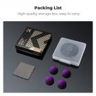 K&F CONCEPT ND PL Filter Kit Compatible with Insta360 Go Ultra, ND8/PL+ND16/PL+ND32/PL+ND64/PL 4 Pack Neutral Density Polarizing Filter, HD Optical Glass/Multi-Coated/Metal Frame