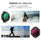 K&F Concept CPL VND UV 4個パックフィルターキット（Mini 5 Pro用）