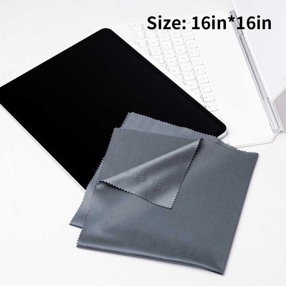 CCMF-77G Microfiber Lens Cleaning Cloth (Gray)