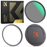 K&F Concept 82mm Filtro Magnetico ND8 (3 Stop) + Anello adattatore Magnetico + Tappo Magnetico in Metallo - Serie Nano-Xcel