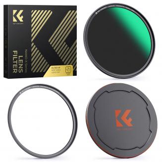 77mm Filtro Magnetico ND64 (6 Stop) + Anello adattatore Magnetico + Tappo Magnetico in Metallo - Serie Nano-Xcel