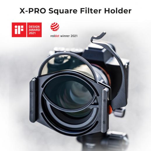 Square Filter Holder System X Pro Kit (Filter Holder + 95mm Circular  Polarizer + 67/72/77/82mm Filter Adapter Rings) for Camera Lens - KENTFAITH