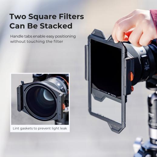 Filter Pouch Lens Filter Case 3 Pocket Pouch Lens Accessory for Digital Camera Square orcircular Filters 