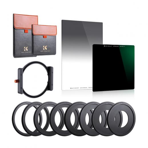 Square Filter Kit ND1000 + GND8 + Metal Square Filter Holder Set