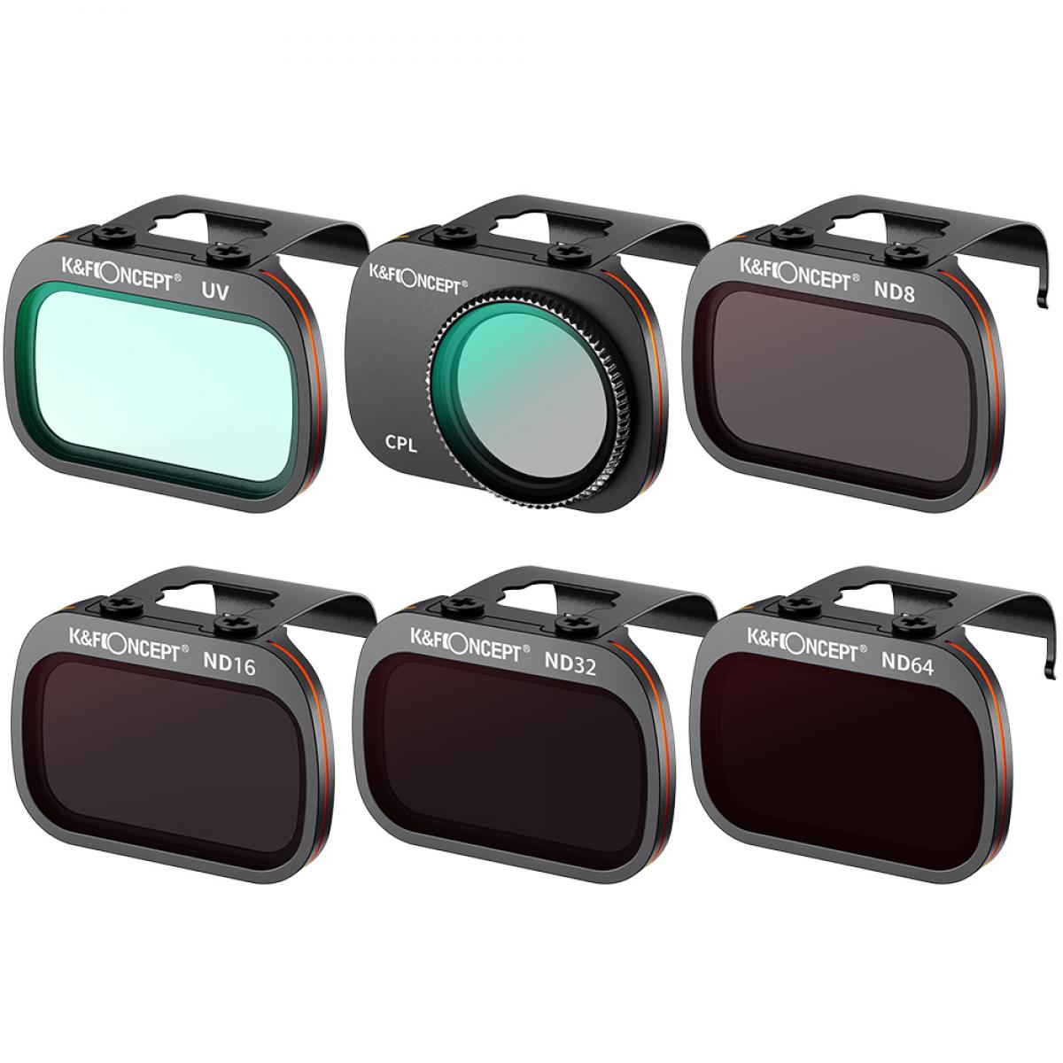 ND16 Lens Filters for DJI Mavic Air Mavic Air Accessories Camera Lens Multi Coated Filters Pack UV ND8 7 Pack ND16/CPL ND4/CPL ND8/CPL ND4 