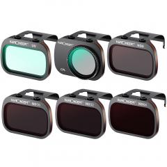 Camera Lens Filter Set for Mavic Mini / Mavic Mini 2 / Mini SE / Mini 2 SE Drone - UV/CPL/ND8/ND16/ND32/ND64 with 1 Set Propellers