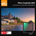 100x100mm Filtro Cuadrado ND8 (3 Pasos) a Todo Color de Vidrio Óptico HD con Marco de Protección Serie Nano-Xcel Pro