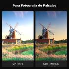 100x100mm Filtro Cuadrado ND8 (3 Pasos) a Todo Color de Vidrio Óptico HD con Marco de Protección Serie Nano-Xcel Pro