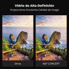 100x100mm Filtro Cuadrado ND8 (3 Pasos) a Todo Color de Vidrio Óptico HD con Marco de Protección Serie Nano-Xcel Pro