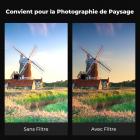 Filtre Carré ND8 100x100mm (3 f-stops) avec Cadre de Protection 36 Couches de Revêtement Compatible avec Porte-filtre X-Pro