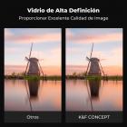 100x100mm Filtro Cuadrado ND64 (6 Pasos) a Todo Color de Vidrio Óptico HD con Marco de Protección Serie Nano-Xcel Pro