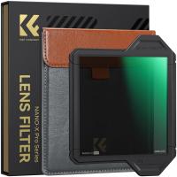 K&F Concept 100x100mm Filtro quadrato ND64 (6 Stop) Tutto a Colori in vetro ottico HD con cornice protettiva - Serie Nano-Xcel Pro