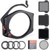 100mm Pro Square Filter System Set, CPL + ND8/ND64/ND1000 + Filter Holder + 4 Adapter Rings, Nano X Pro Series
