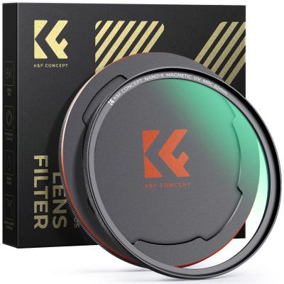 77mm Magnetic MCUV Filter,HD Waterproof Scratch-Resistant Anti-Reflection Green Film with Magnetic Metal Cover Nano-Xcel series