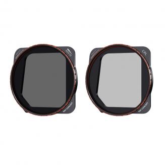 2-Pack VND/CPL Filter Kit for DJI Mavic 3/Mavic 3 Cine, 28 Multi-Layer Coatings Variable ND2-ND32 (1-5 Stops) & Circular Polarizer Filter Set