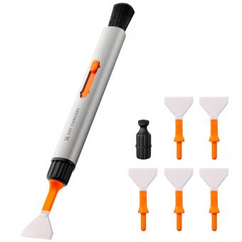 交換可能なクリーニングペンセット（クリーニングペン+シリコンヘッド* 2+フルフレームクリーニングスティック*6）