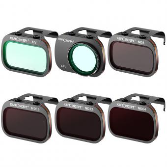 Camera Lens Filter Set for Mavic Mini/Mavic Mini 2/Mini SE Drone (UV/CPL/ND8/ND16/ND32/ND64)