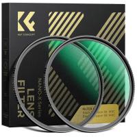 52mm Filtro Black Mist 1/4+Black Mist 1/8, Kit Filtro Black Diffusion in Vetro Ottico per in Ritratto e in Video,Nano-Xcel