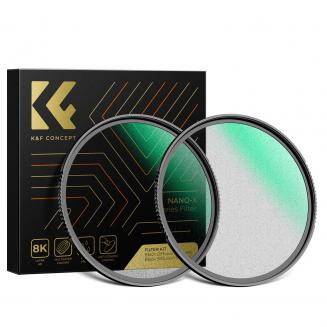 49mm Black Diffusion 1/4 & 1/8 Filter Kit Dream Cinematic Effect - Nano-Xcel