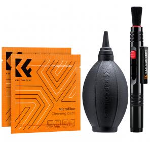 4in1 DSLR Camera Cleaning Kit (Lens Dust Blower Cleaner + Cleaning Pen + Macrofiber Cleaning Cloth)
