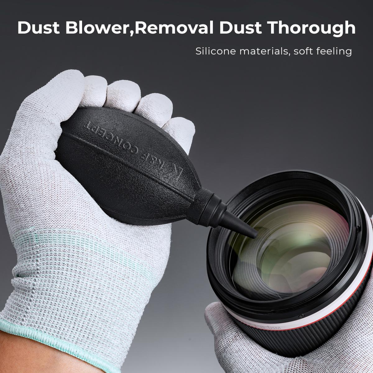 3in1 DSLR Camera Cleaning Kit (Lens Dust Blower Cleaner + Cleaning Pen