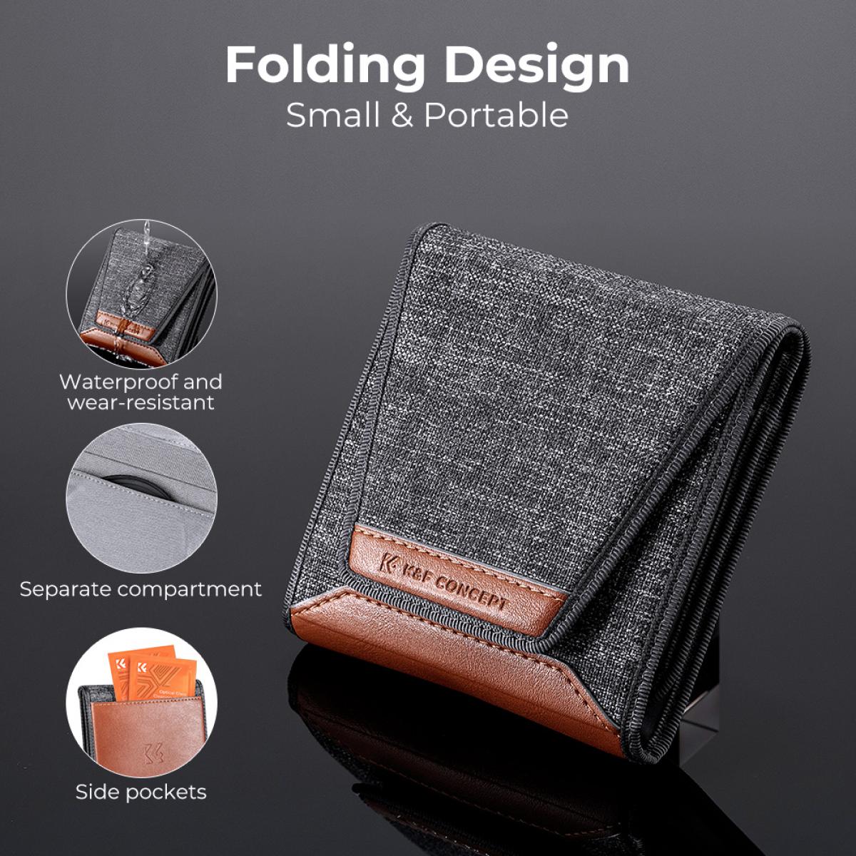 82mm 3pcs Slim Lens Filter Kit (MCUV + CPL + ND4) + Lens Cleaning Cloth + Filter Pouch Nano-Klear