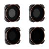 Action Camera Filter Set 4pcs HD (ND8/PL+ND16/PL+ND32/PL+ND64/PL)  withAnti-reflection Green Film for GOPRO Hero 9/10/11/12