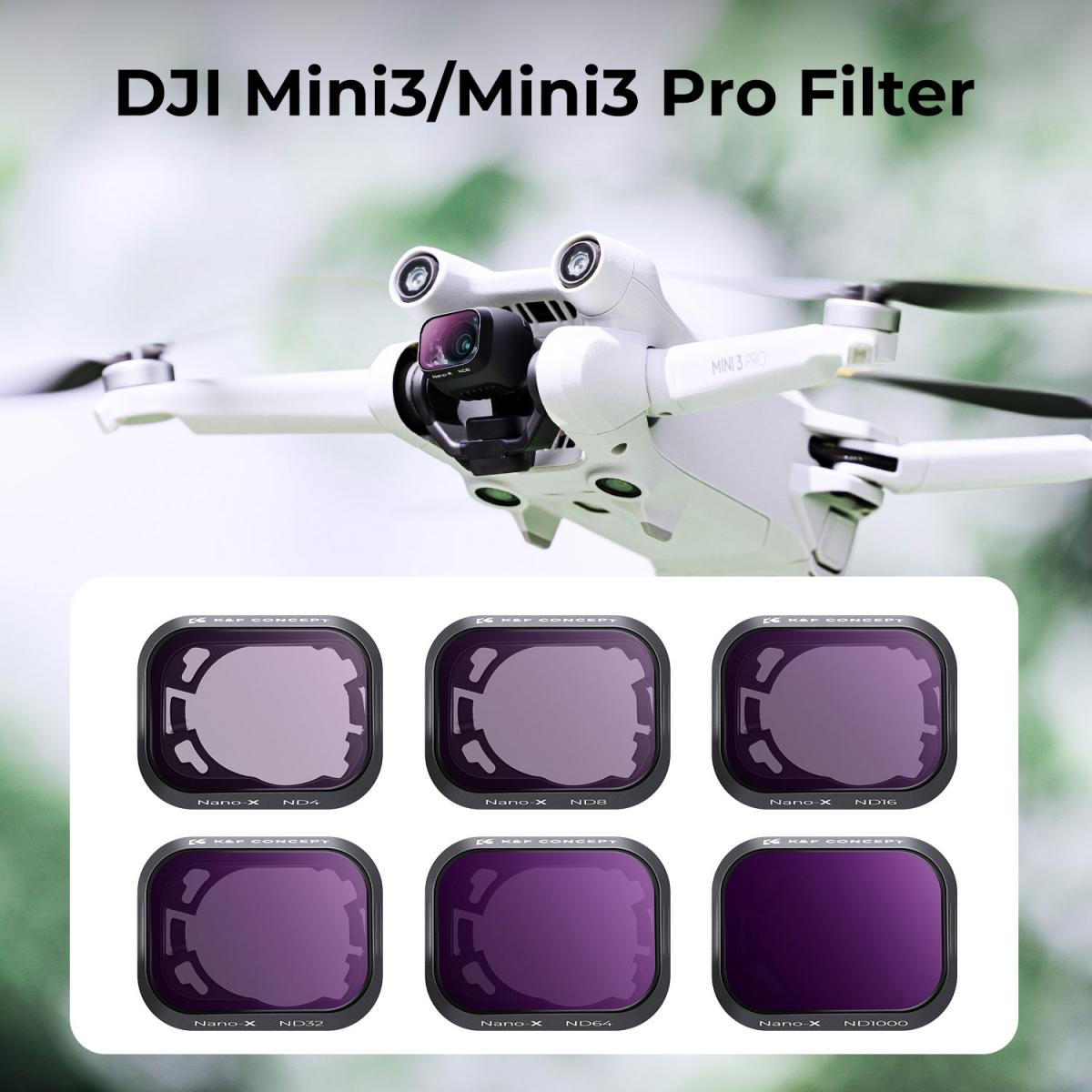 Set Filtri Per Drone Mini 5 Pro – UV, ND8, ND16, ND32, ND64, ND1000, CPL E Night Star, In Vetro Ottico Multistrato