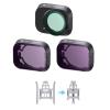 DJI Drone Mini3 Pro Filter Set ( CPL + ND8 + ND16 ) with Single-sided Anti-reflection Green Film and a Set of Paddles for Mini3