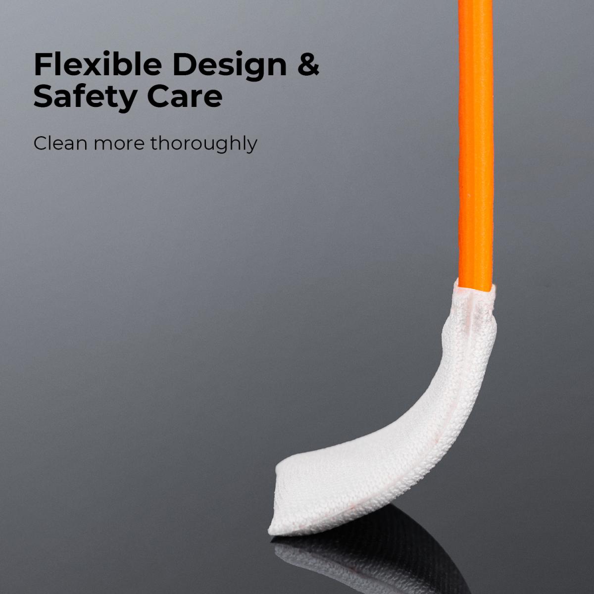 14Pcs Double-Headed Cleaning Stick Set, CMOS Full Frame Cleaning Stick 24mm Cleaning Cloth Sticks Set