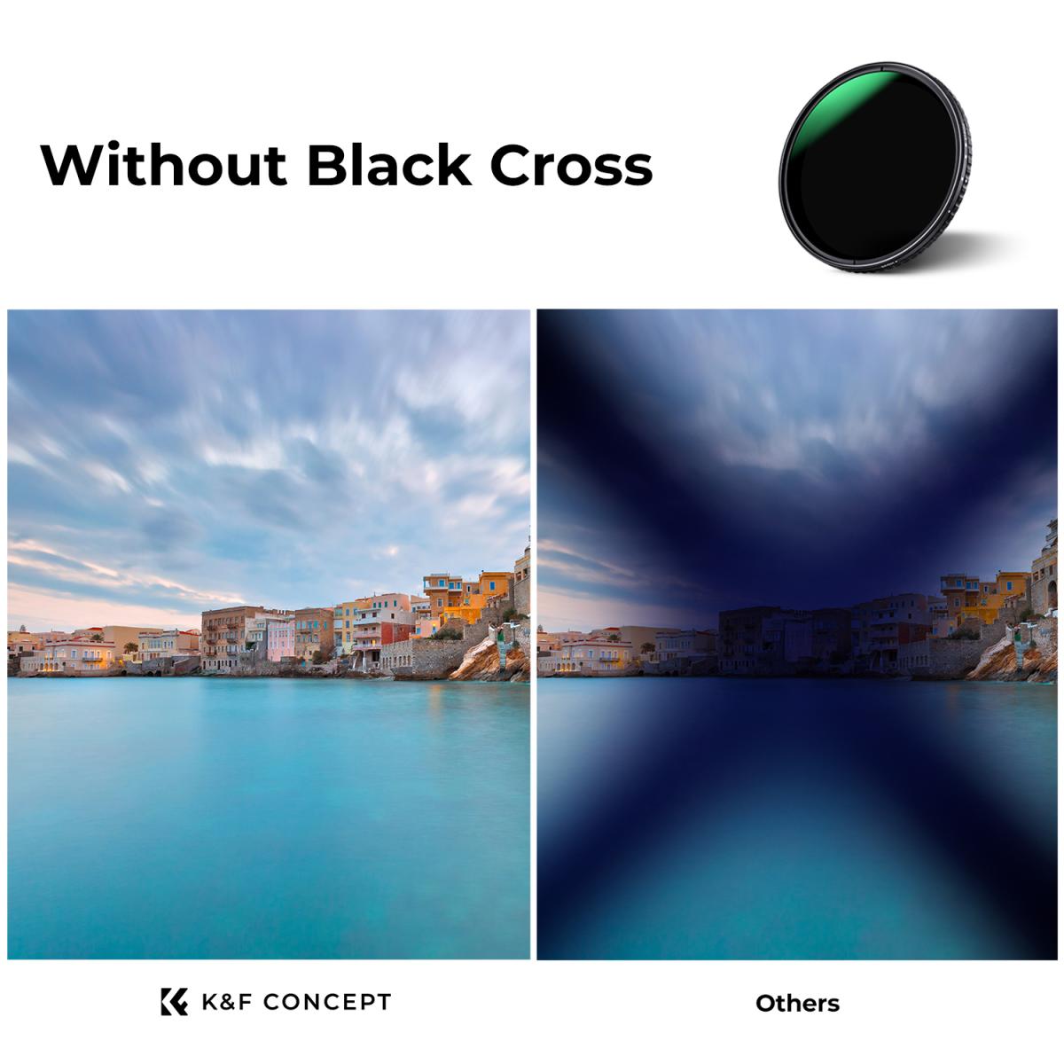72Mm Nd Filter Kit 2Pcs Nd232 Nd32512 K&F Concept KENTFAITH
