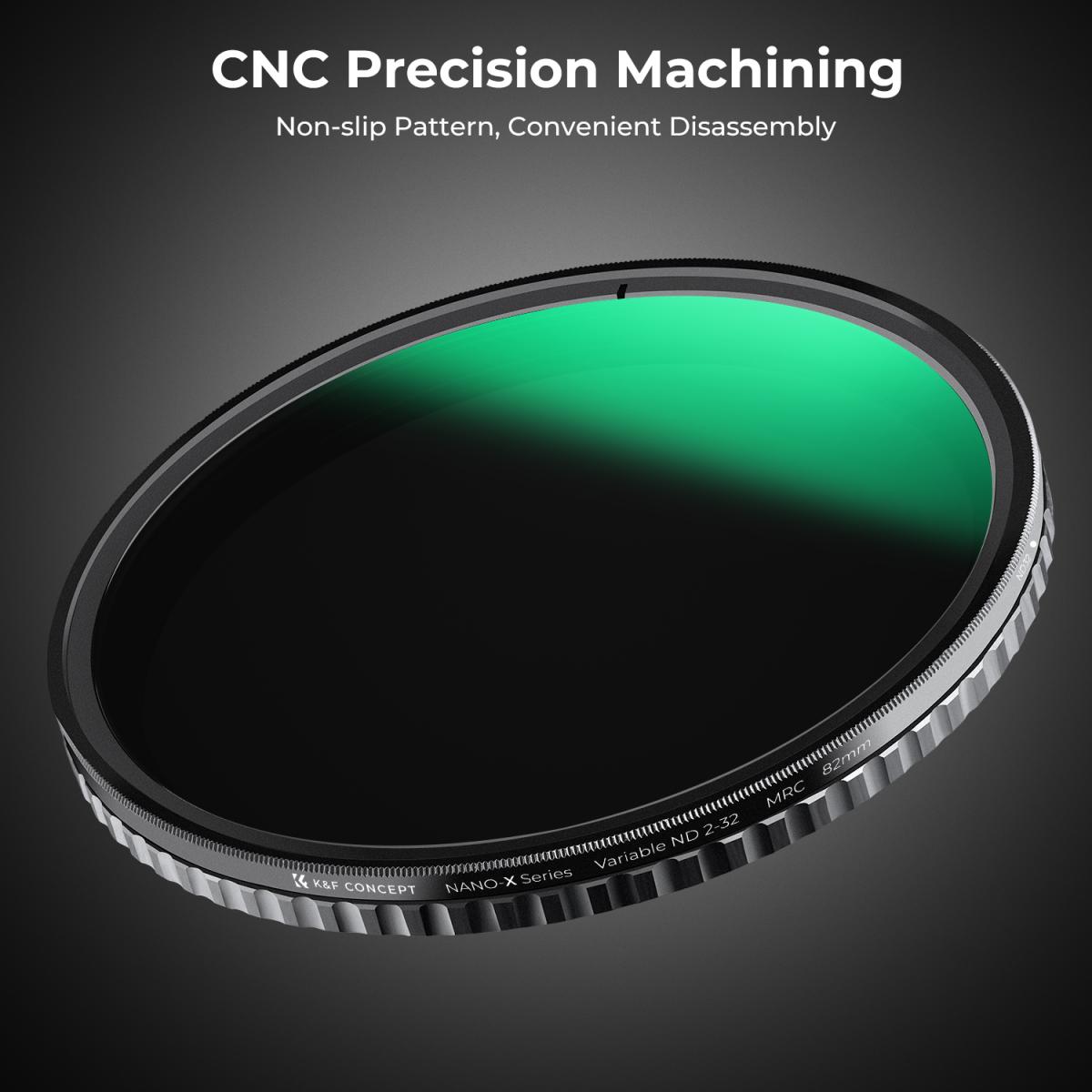 Variable ND Filter Kit 2pcs ND232 + ND32512 NANOX Series KENTFAITH