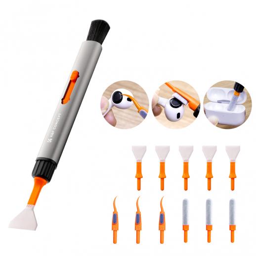 Replaceable Cleaning Pen Set (Cleaning pen + 6 x Full Frame Cleaning Stick + 3 x Flocked Sponge  + 3 x Rejector)